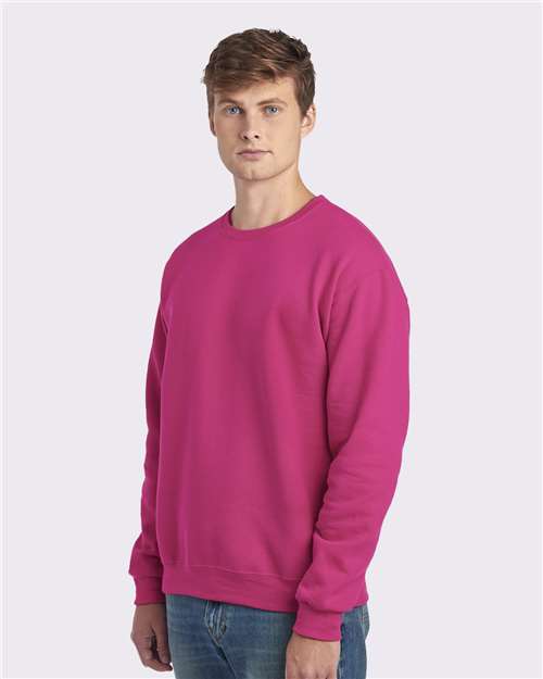 JERZEES Unisex NuBlend® Crewneck Sweatshirt - 562MR Cyber Pink