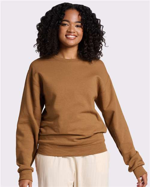 JERZEES Unisex NuBlend® Crewneck Sweatshirt - 562MR Golden Pecan