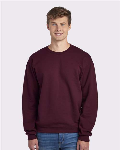 JERZEES Unisex NuBlend® Crewneck Sweatshirt - 562MR Maroon