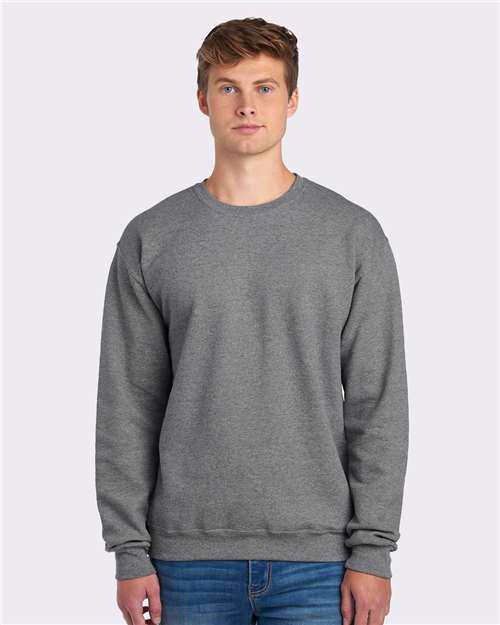 JERZEES Unisex NuBlend® Crewneck Sweatshirt - 562MR Oxford
