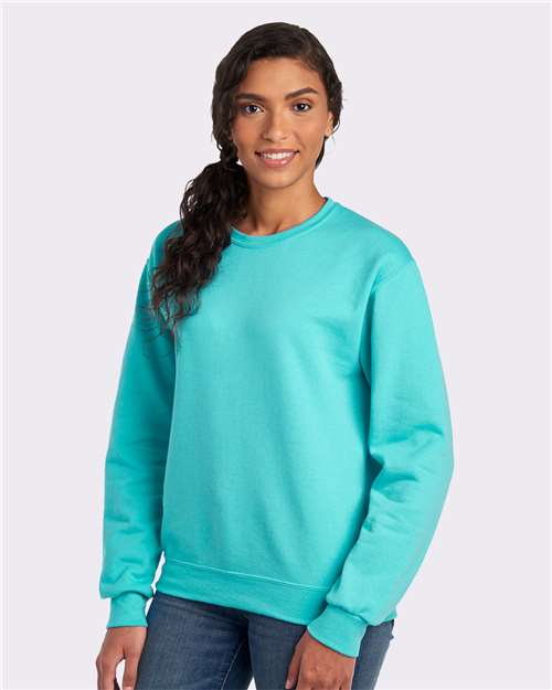 JERZEES Unisex NuBlend® Crewneck Sweatshirt - 562MR Scuba Blue
