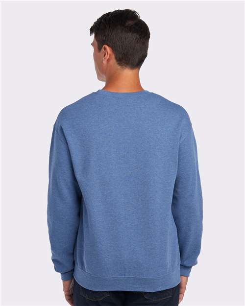 JERZEES Unisex NuBlend® Crewneck Sweatshirt - 562MR Vintage Heather Blue