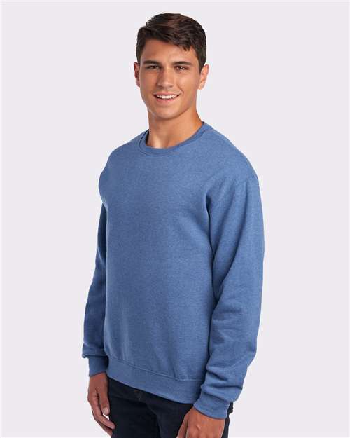 JERZEES Unisex NuBlend® Crewneck Sweatshirt - 562MR Vintage Heather Blue