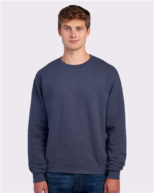 JERZEES Unisex NuBlend® Crewneck Sweatshirt - 562MR Vintage Heather Navy