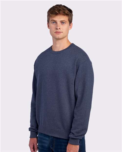 JERZEES Unisex NuBlend® Crewneck Sweatshirt - 562MR Vintage Heather Navy