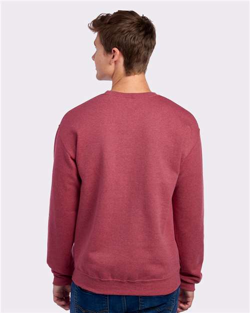 JERZEES Unisex NuBlend® Crewneck Sweatshirt - 562MR Vintage Heather Red