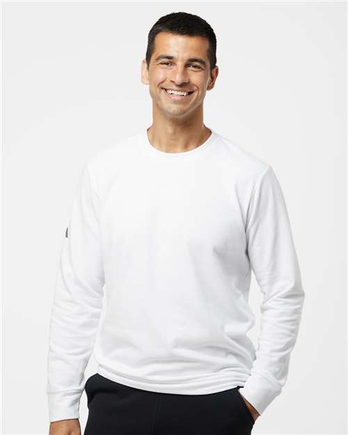 Adidas Unisex Fleece Crewneck Sweatshirt - A434 White
