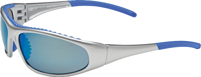 Bouton Lunettes Bouton Flashfire Miroir Bleu - SG34BL Blue