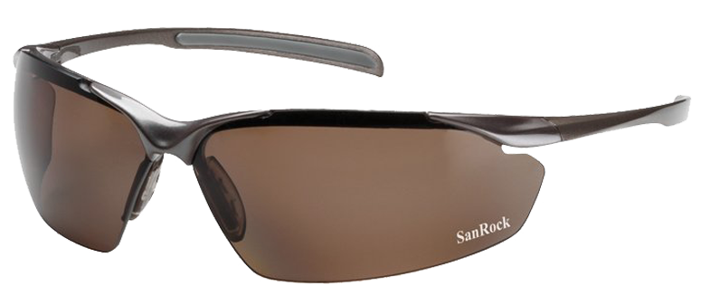 Bouton Lunettes en verre polarisé Bouton Commander - SG41PD Brown
