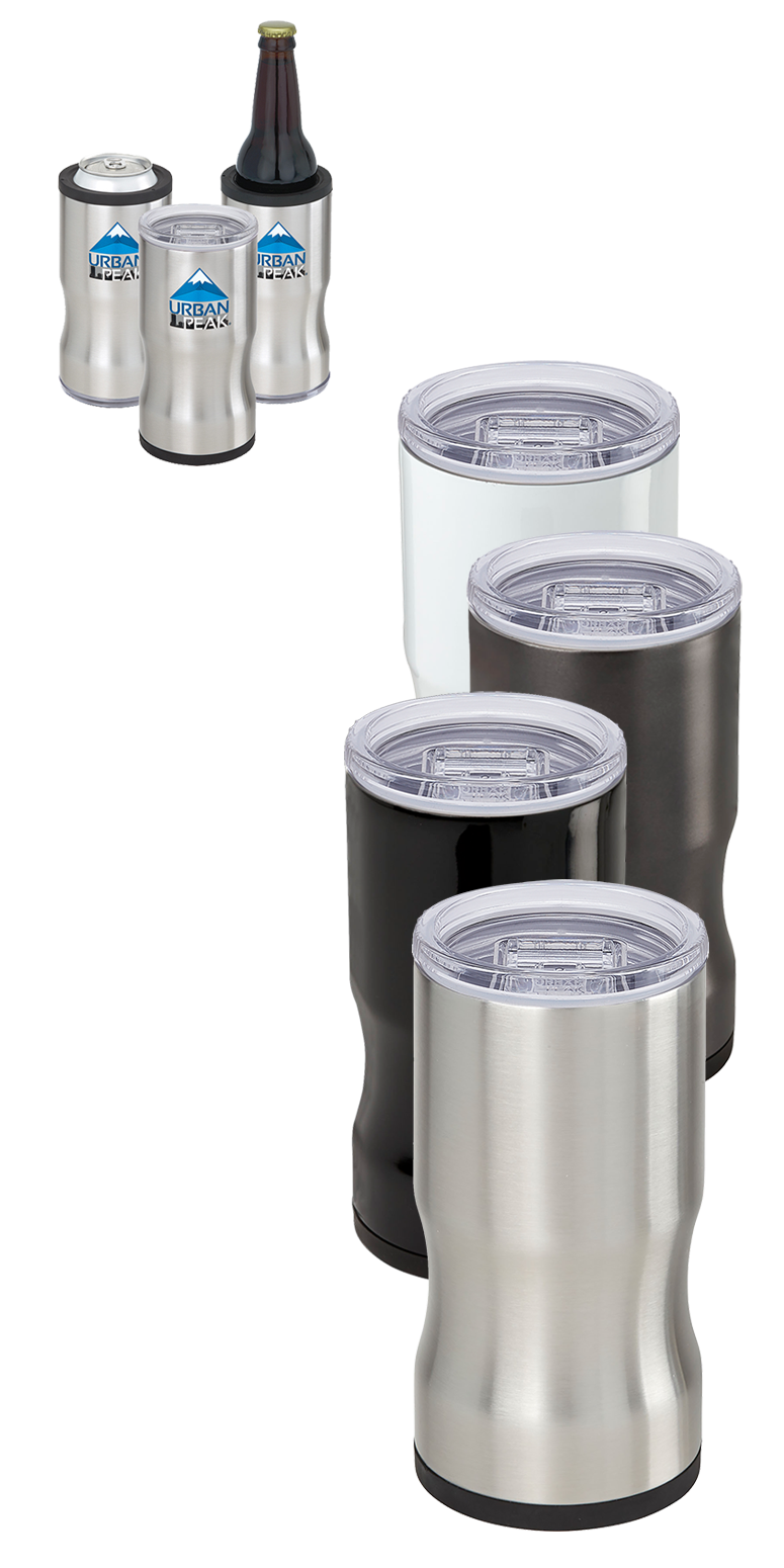 Urban Peak 12 oz. 3-en-1 Insulator Urban Peak® - SL233SS White