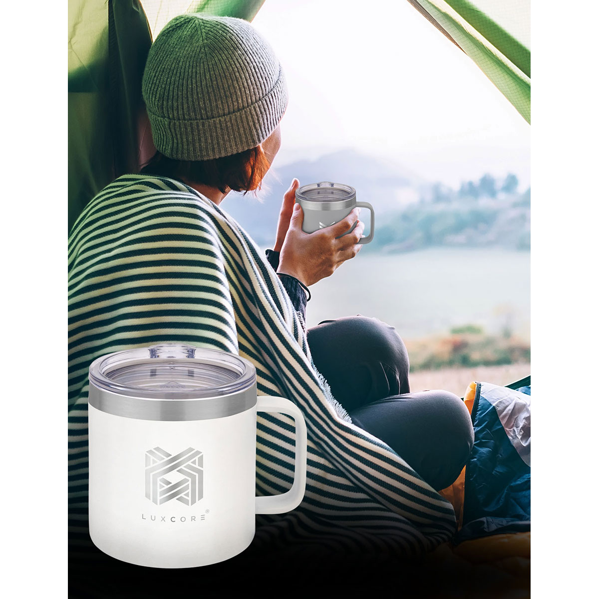 Urban Peak Urban Peak® Tasse de camp sous vide Trek 14 oz - SL258PR White