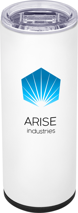 Urban Peak Gobelet d'Aspirateur Mince 2-en-1 Urban Peak® 12oz - SL262PR white