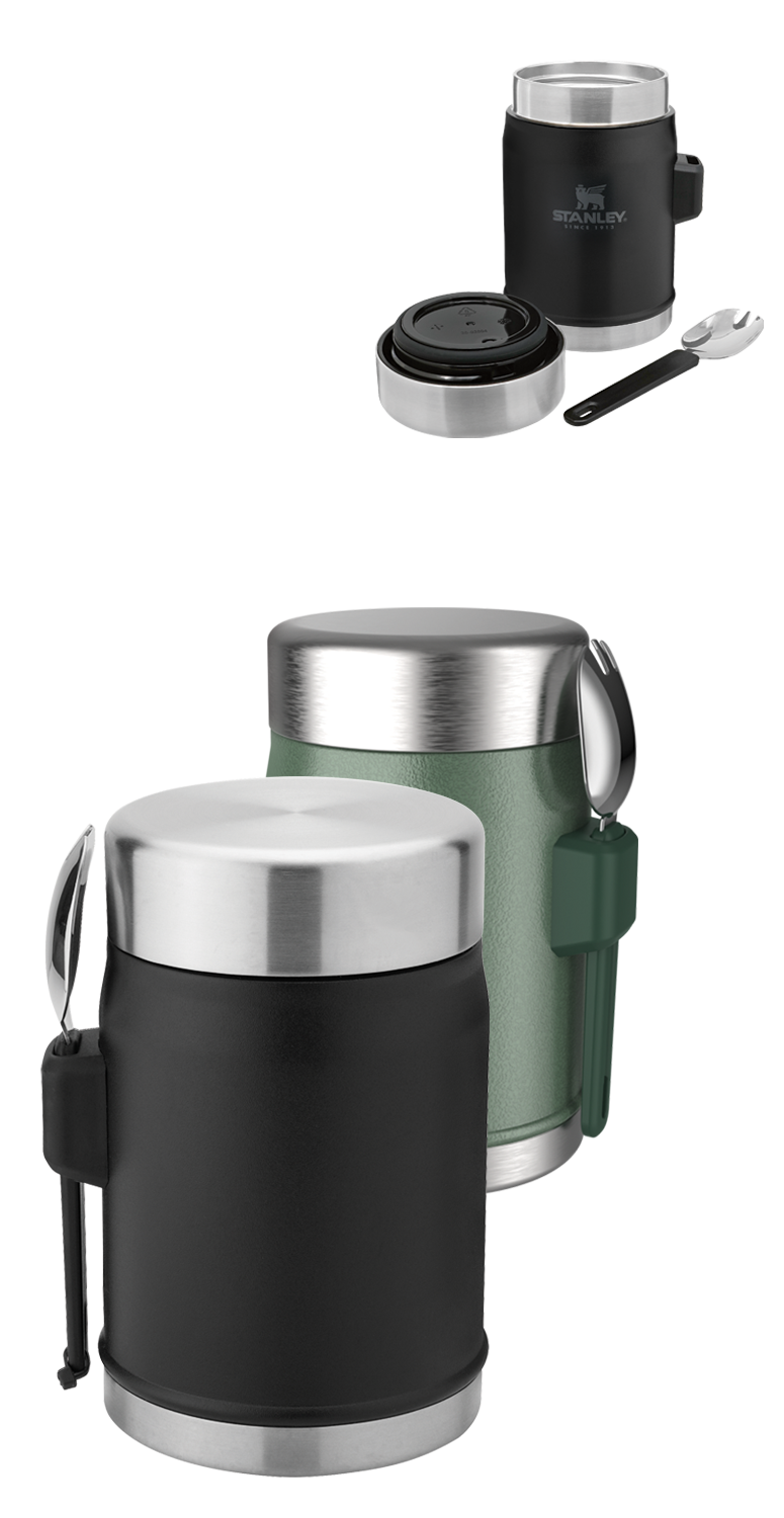 Stanley® Stanley Pot de Nourriture 14oz & Fourchette - STN19 Black