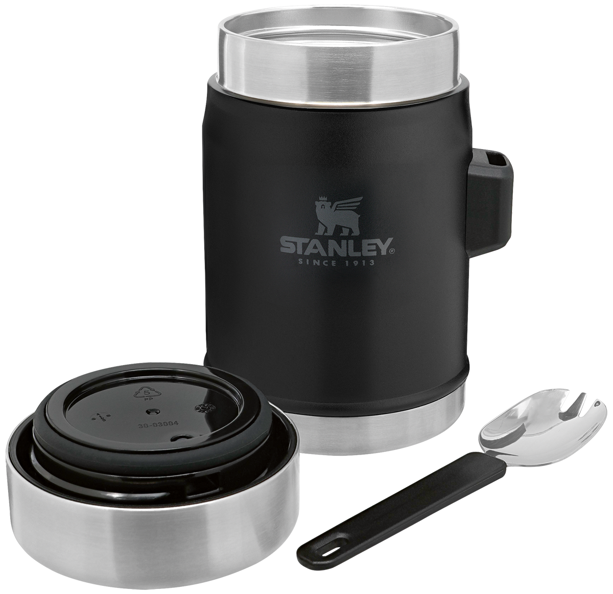 Stanley® Stanley Pot de Nourriture 14oz & Fourchette - STN19 black