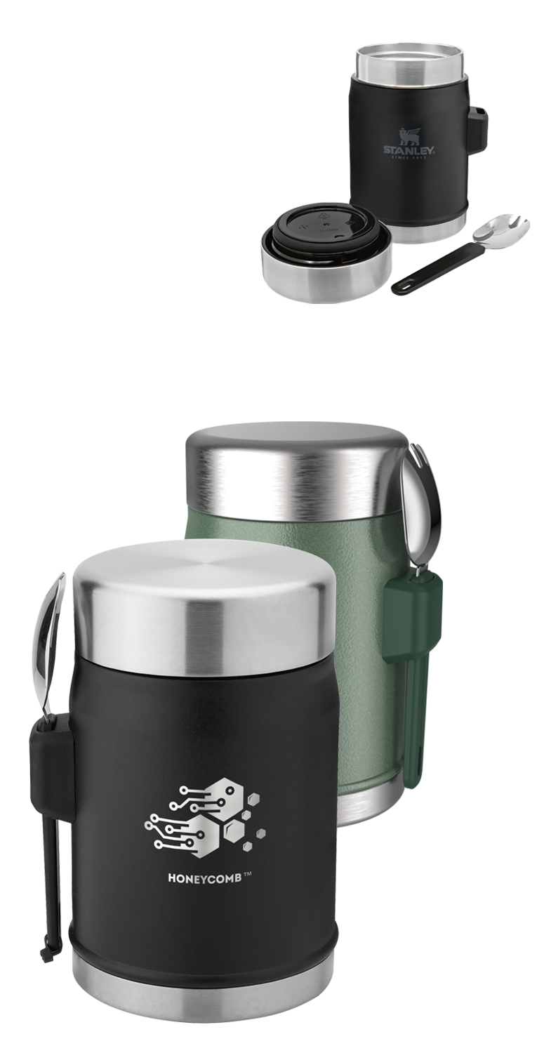 Stanley® Stanley Pot de Nourriture 14oz & Fourchette - STN19 Black