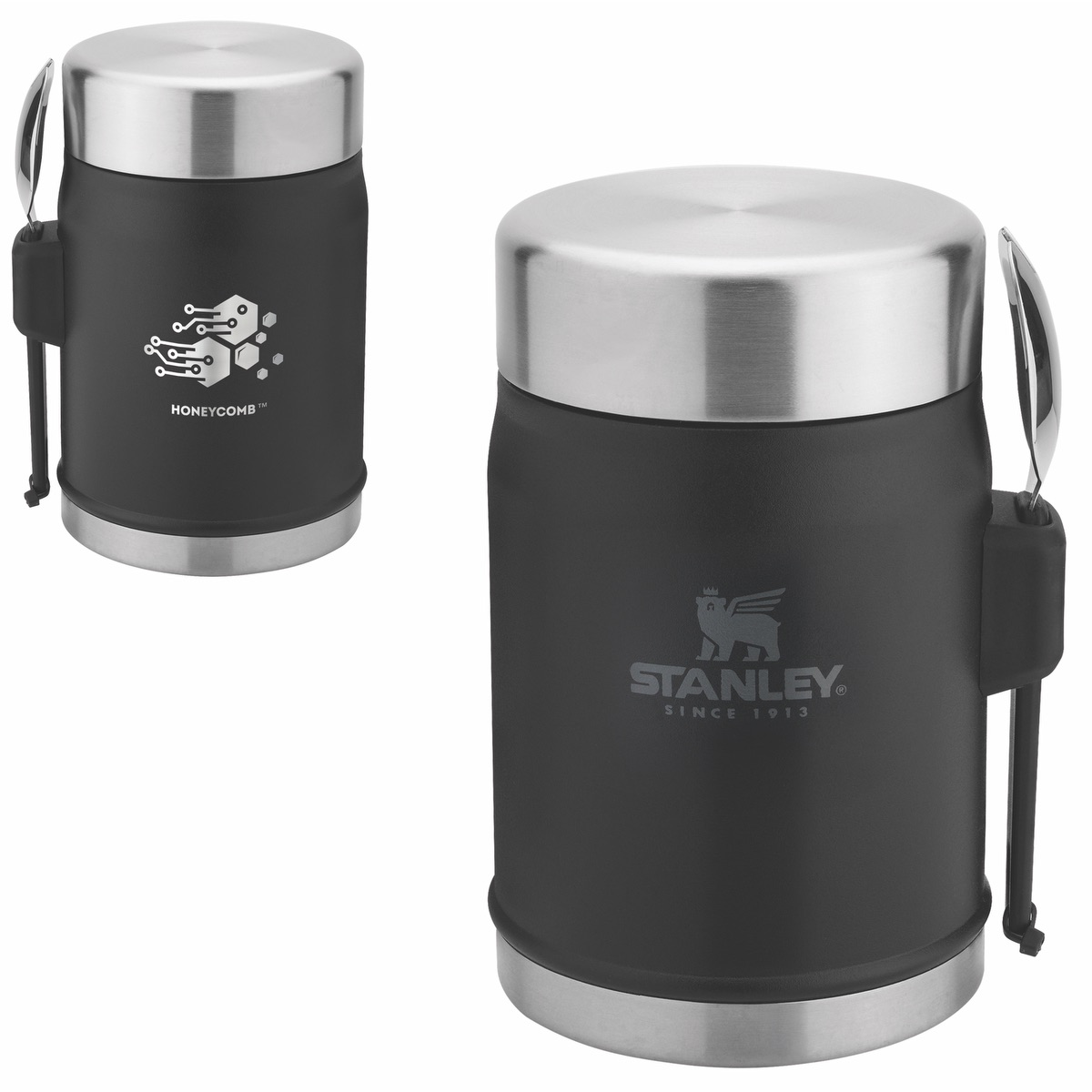 Stanley® Stanley Pot de Nourriture 14oz & Fourchette - STN19 black