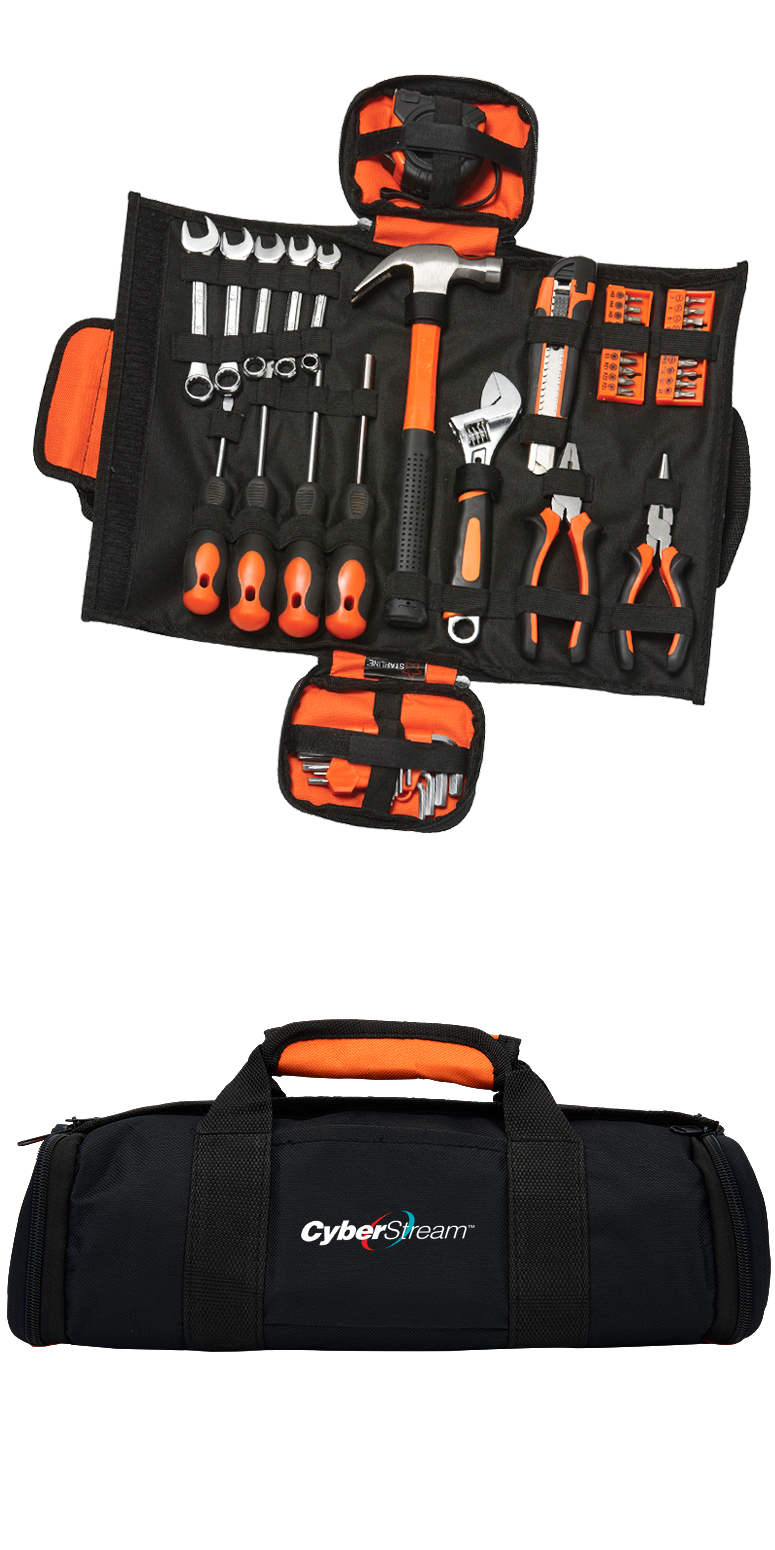 Ensemble d’outils pliable - TS58 Black