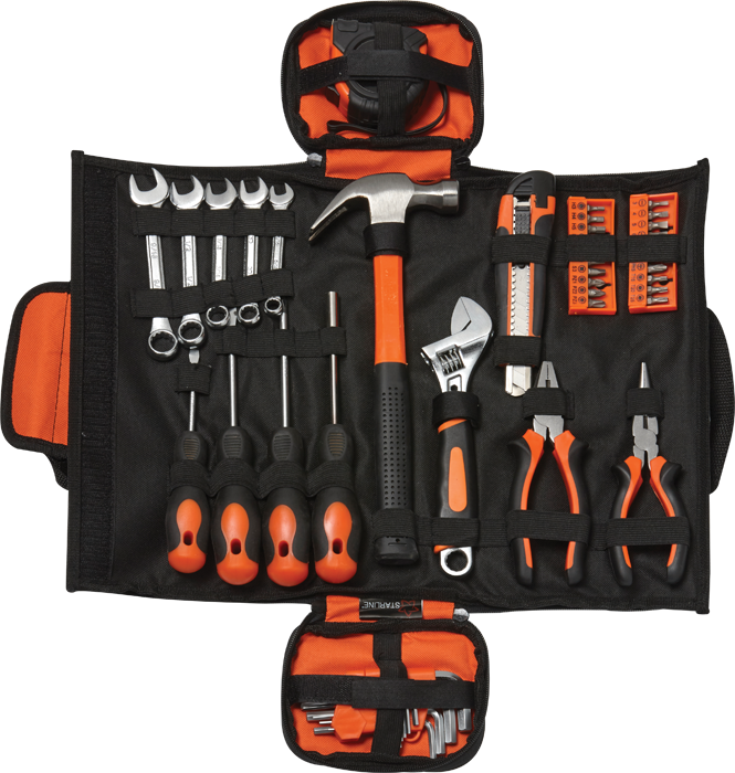Ensemble d’outils pliable - TS58 Black