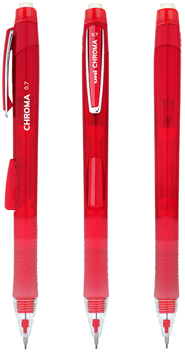 uni-ball Stylo porte-mine uni-ball® Chroma (0.7mm) - UB537 red
