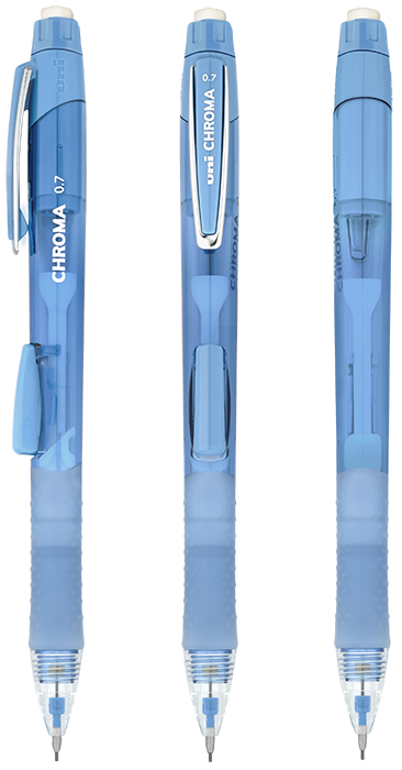 uni-ball Stylo porte-mine uni-ball® Chroma (0.7mm) - UB537 blue