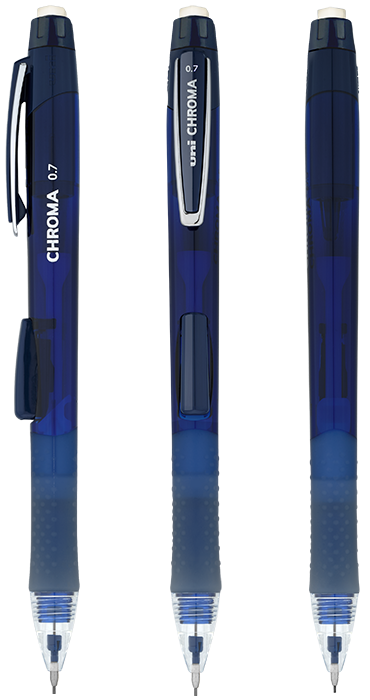 uni-ball Stylo porte-mine uni-ball® Chroma (0.7mm) - UB537 cobalt