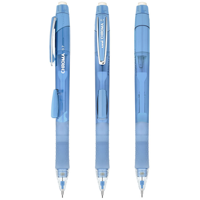 uni-ball Stylo porte-mine uni-ball® Chroma (0.7mm) - UB537 cyan blue