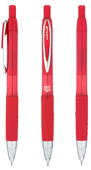 uni-ball Stylo porte-mine uni-ball® 207 (0.7mm) - UB547 red