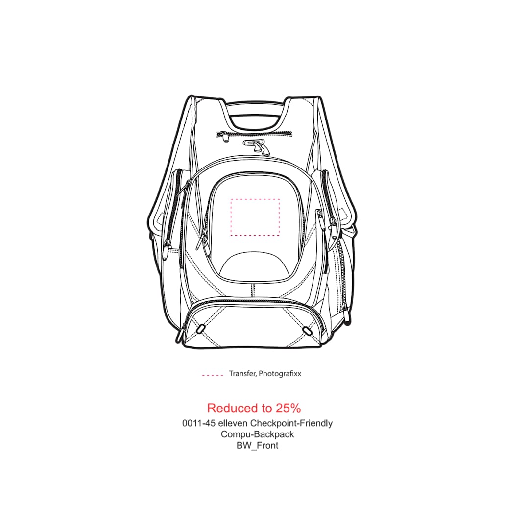 Elleven elleven™ TSA 17" Computer Backpack - 0011-45 Black
