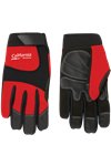 Gants de mécanicien avec paume en cuir synthétique - WG08 Red