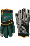 Gant de mécanicien avec paume en cuir synthétique - WG15 Green
