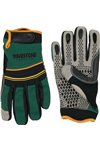 Gant de mécanicien avec paume en cuir synthétique - WG15 forest green