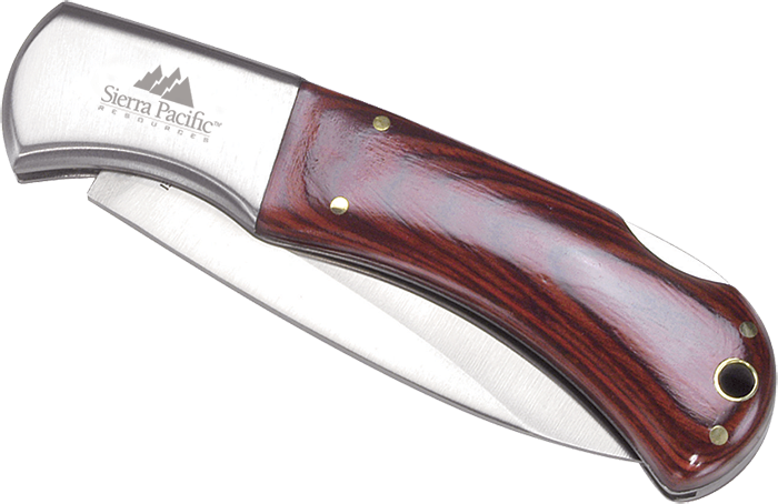 Couteau à Manche en Bois Rustic - WH5 Wood