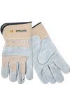 Gants de Travail en Cuir Fendu - WL04 White