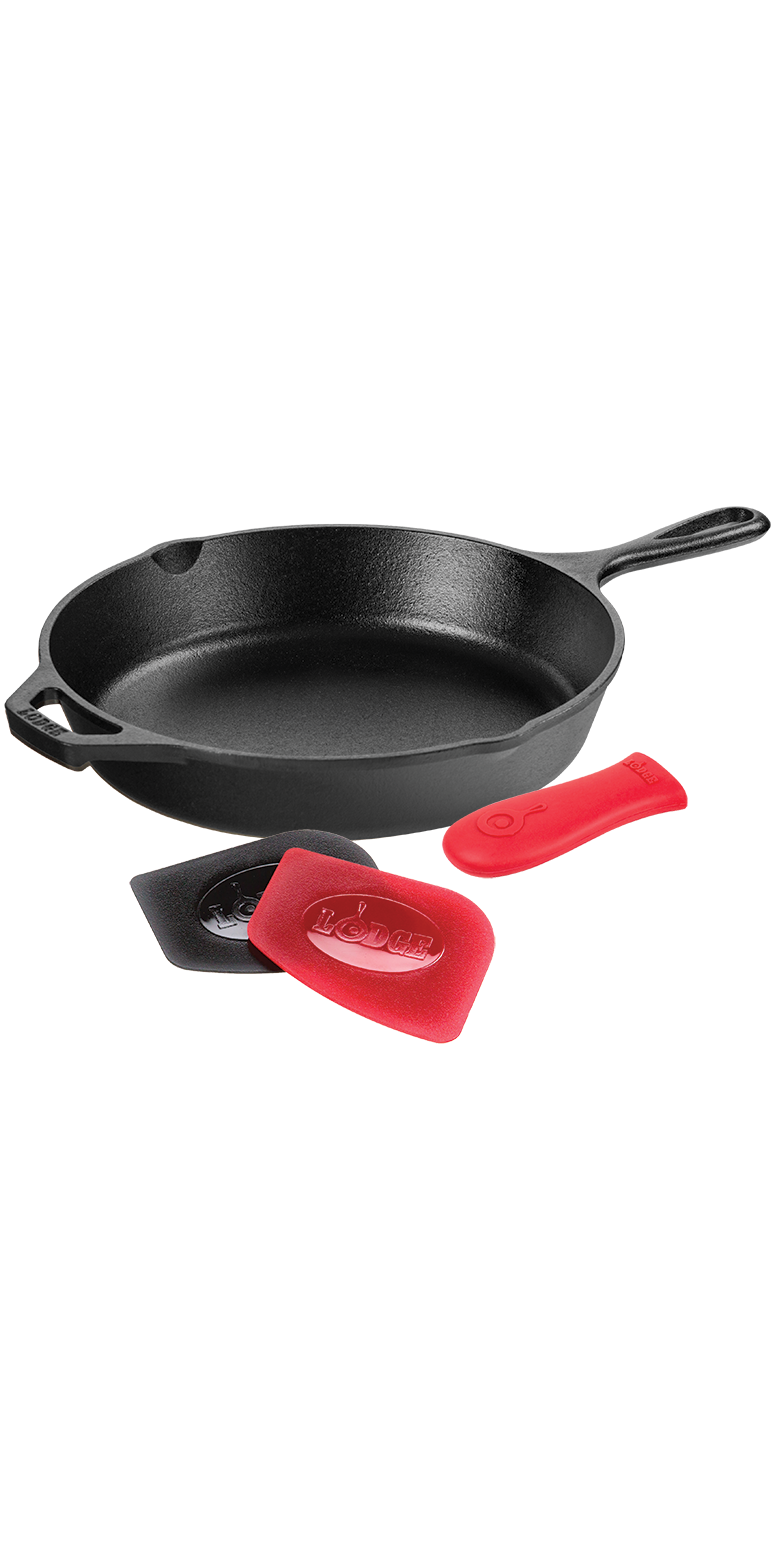 Lodge Lodge® 10.25" Cast Iron Starter Gift Set - LCI50 Black