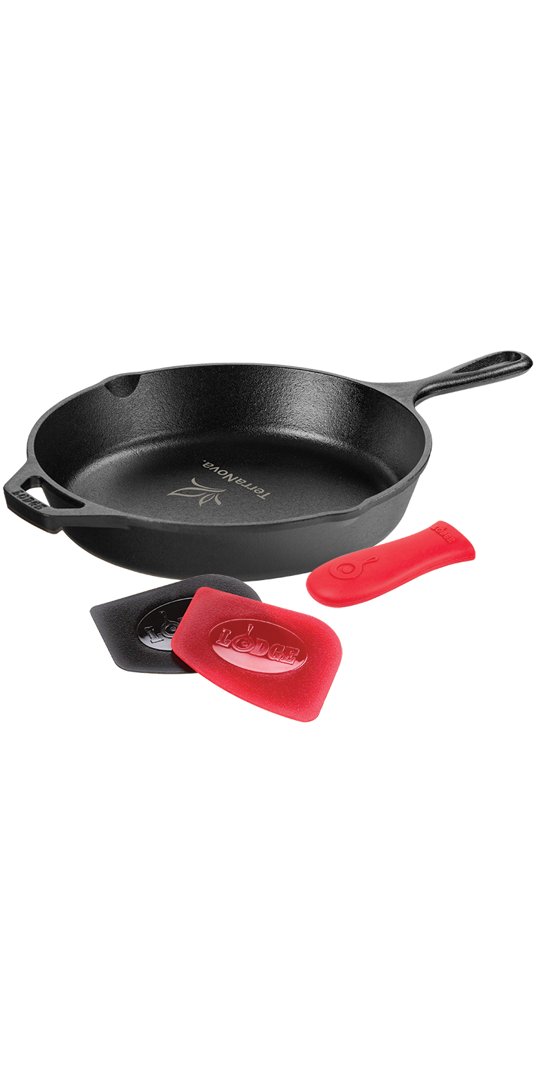 Lodge Lodge® 10.25" Cast Iron Starter Gift Set - LCI50 Black