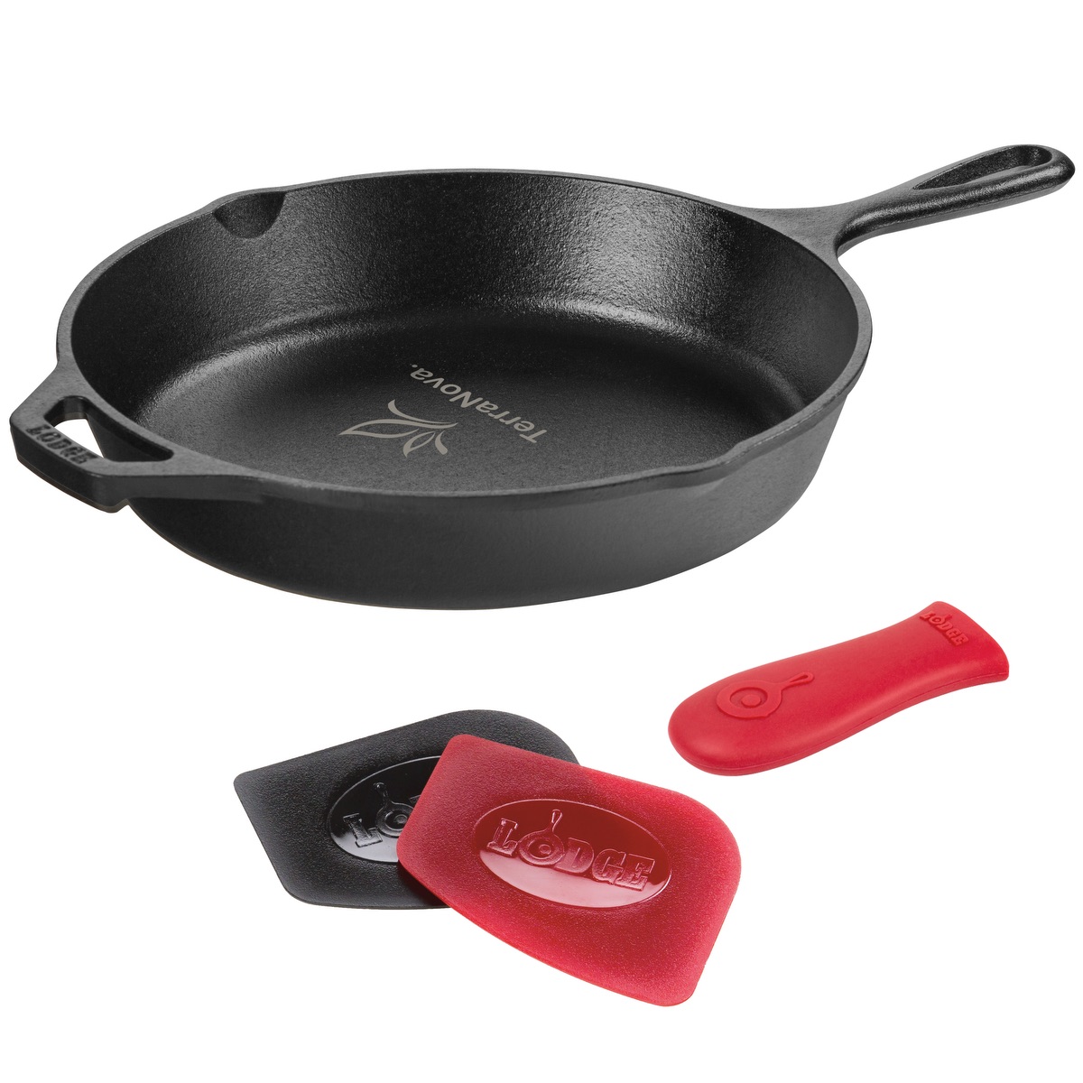 Lodge Lodge® 10.25" Cast Iron Starter Gift Set - LCI50 black