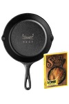 Lodge Lodge® 8" Cast Iron/Skillet Full Cookbook Gift Set - LCI53 Black