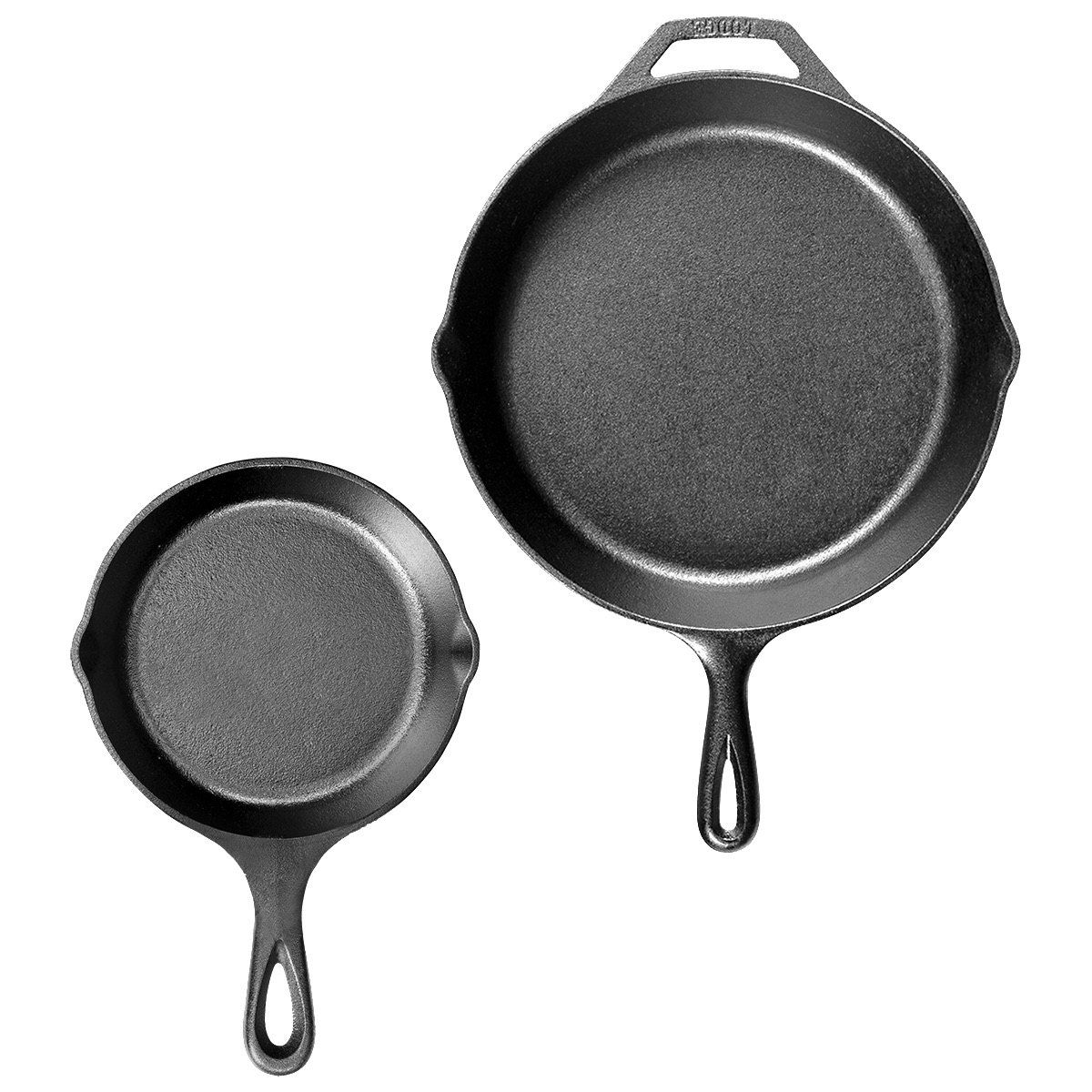 Lodge Lodge® 10.25" and 5" Cast Iron Skillets Gift Set - LCI56 Black