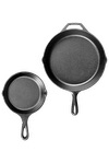 Lodge Lodge® 10.25" and 5" Cast Iron Skillets Gift Set - LCI56 Black