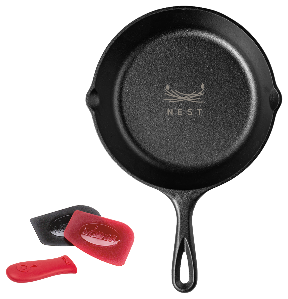 Lodge Lodge® 8" Cast Iron Starter Gift Set - LCI51 Black