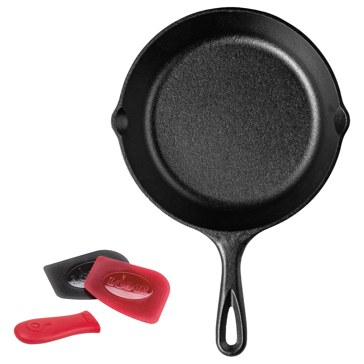 Lodge Lodge® 8" Cast Iron Starter Gift Set - LCI51 Black