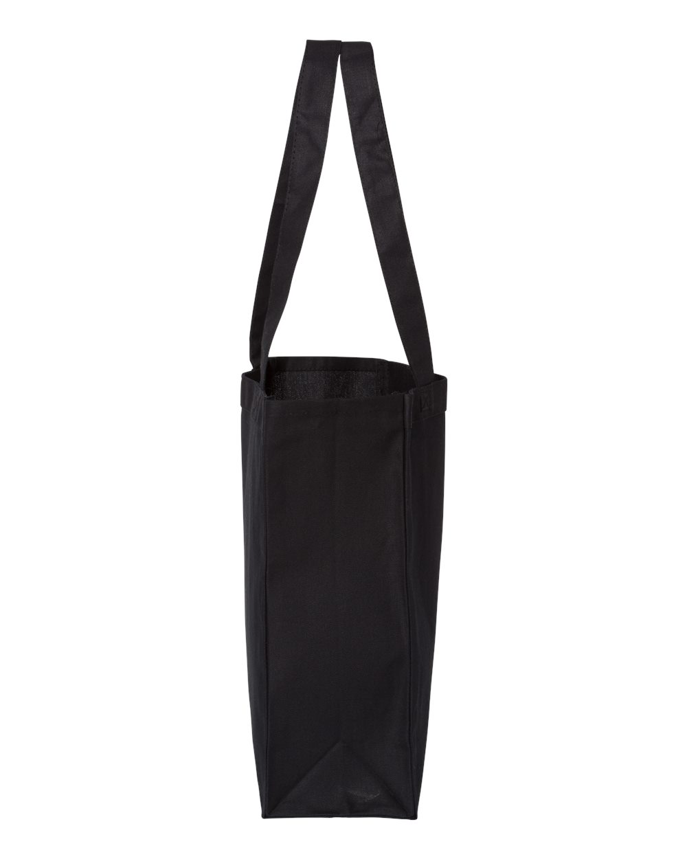 Q-Tees 12L Gussetted Shopping Bag - Q1000 Black