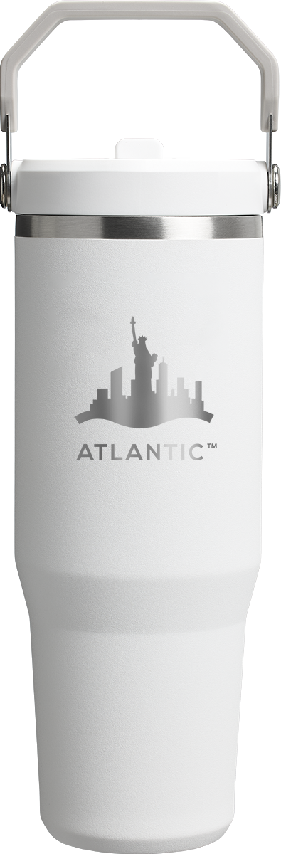 Stanley® Gobelet à paille rabattable Stanley IceFlow™ 30oz - STN20 White