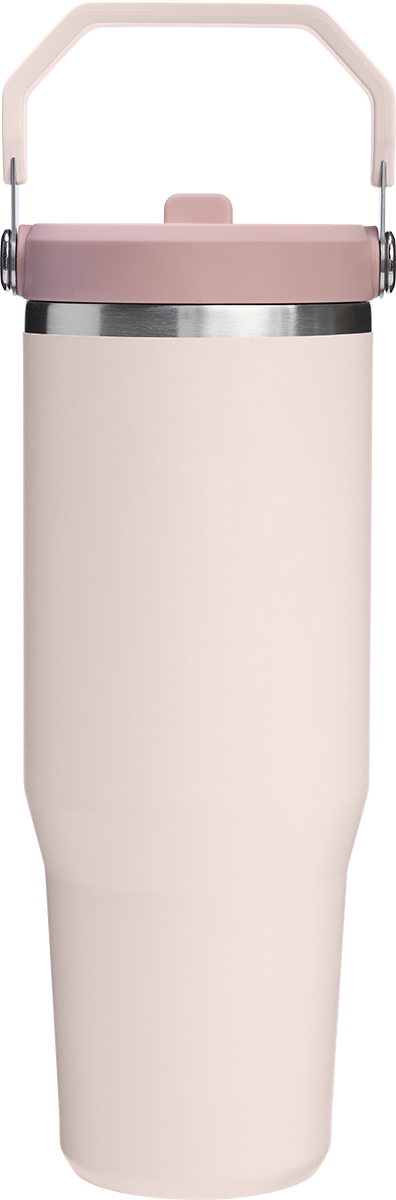Stanley® Gobelet à paille rabattable Stanley IceFlow™ 30oz - STN20 rose