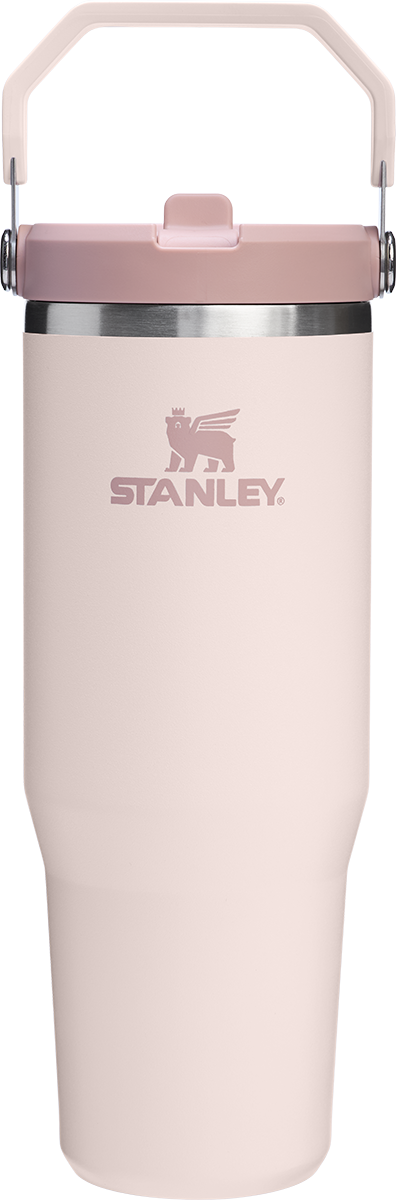 Stanley® Gobelet à paille rabattable Stanley IceFlow™ 30oz - STN20 rose