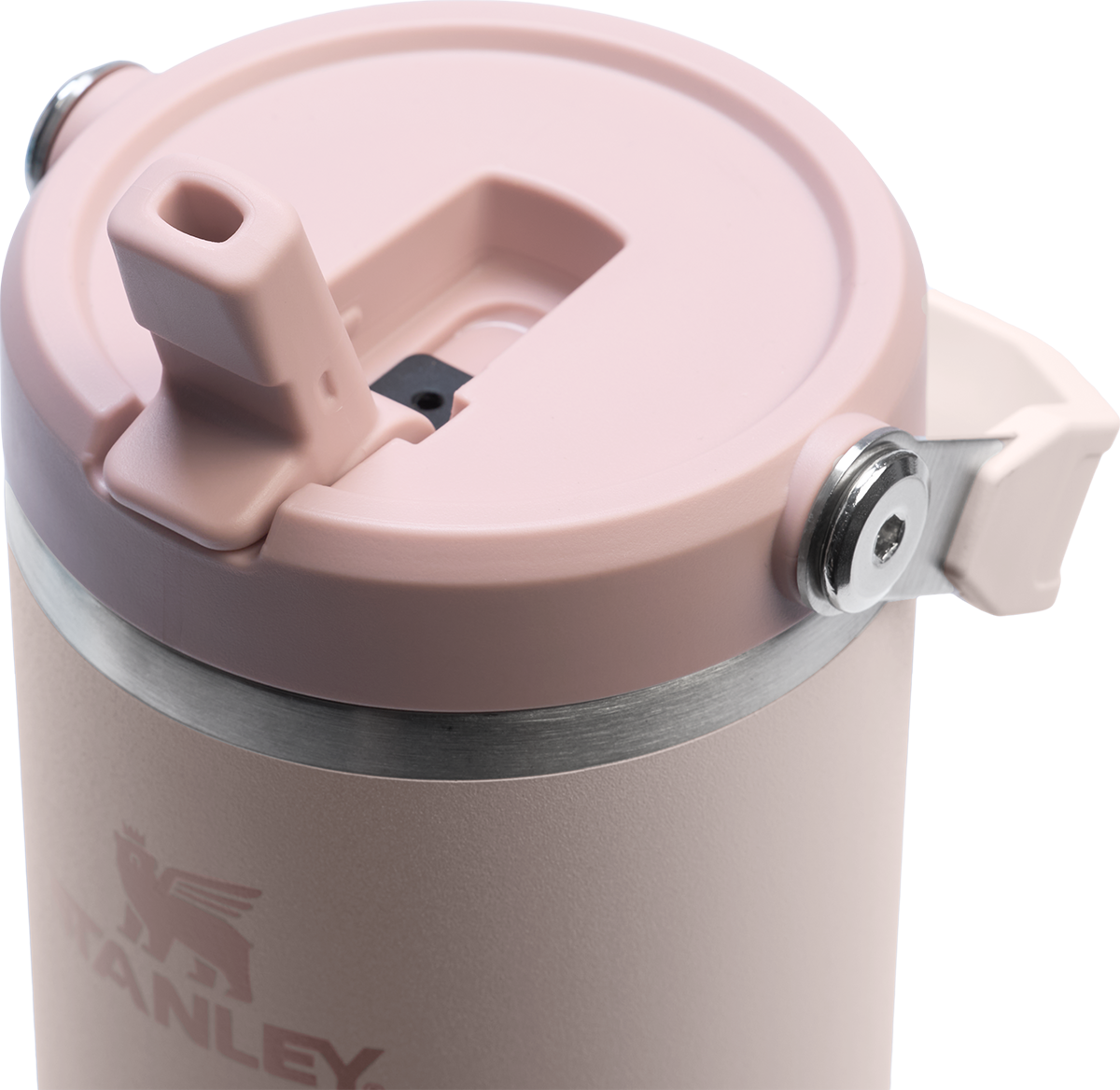 Stanley® Gobelet à paille rabattable Stanley IceFlow™ 30oz - STN20 rose