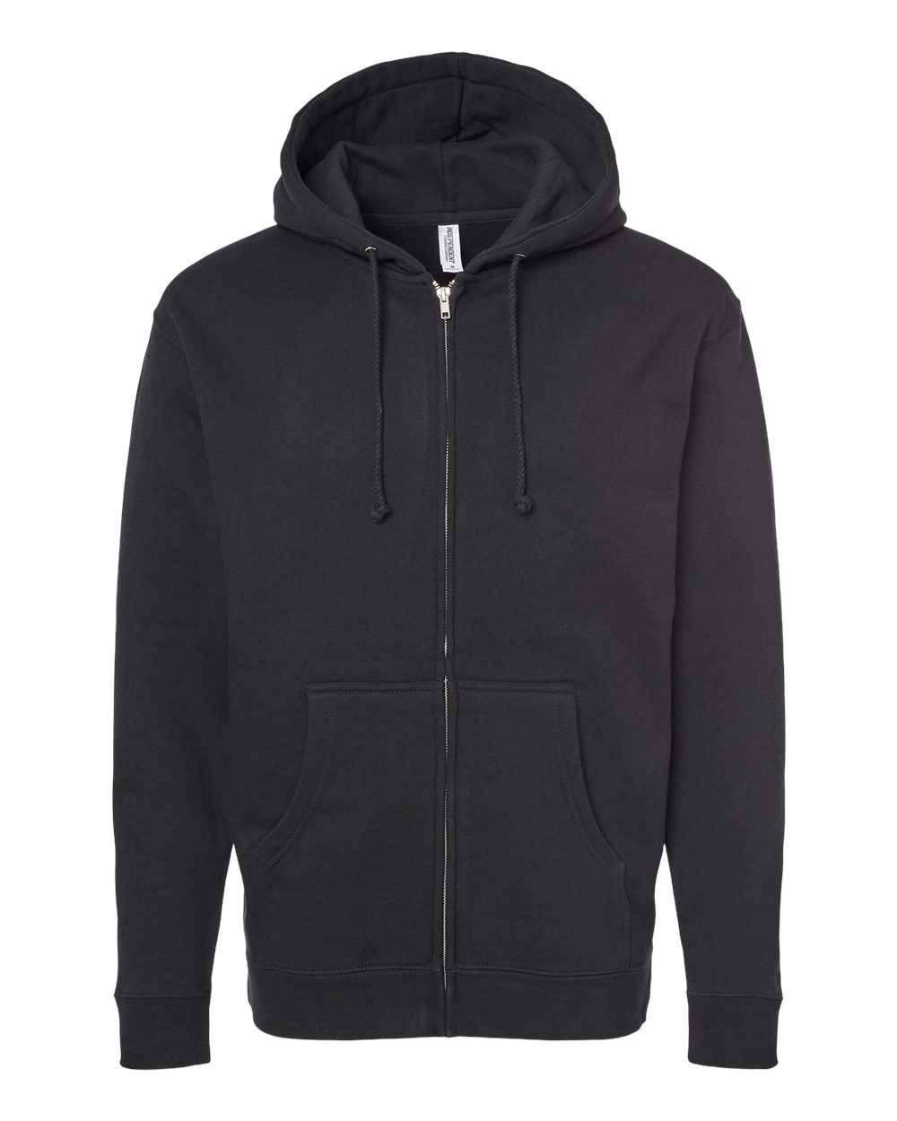 Independent Trading Co. Unisex Heavyweight Full-Zip Hooded Sweatshirt - IND4000Z Black