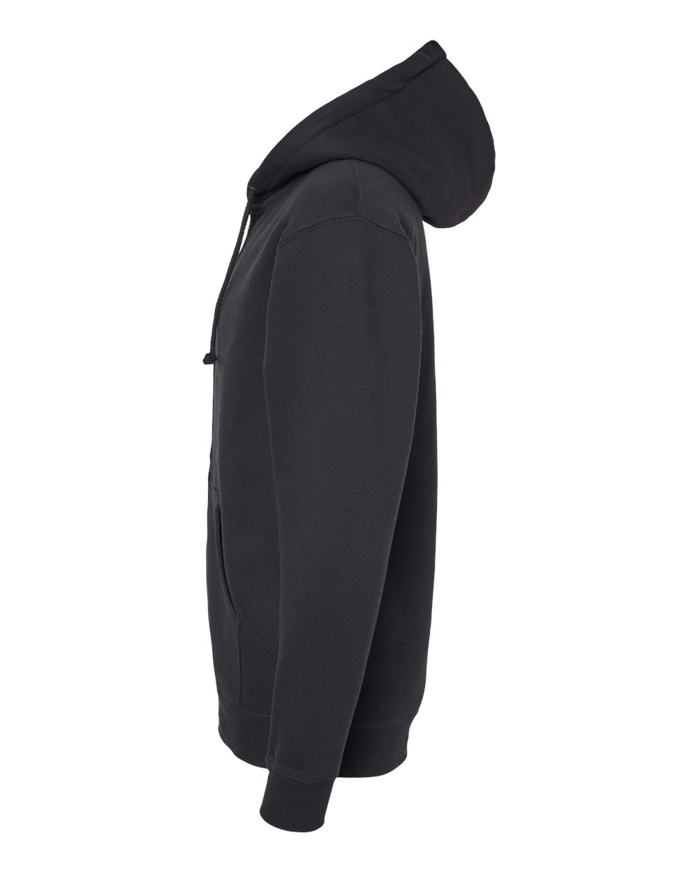 Independent Trading Co. Unisex Heavyweight Full-Zip Hooded Sweatshirt - IND4000Z Black