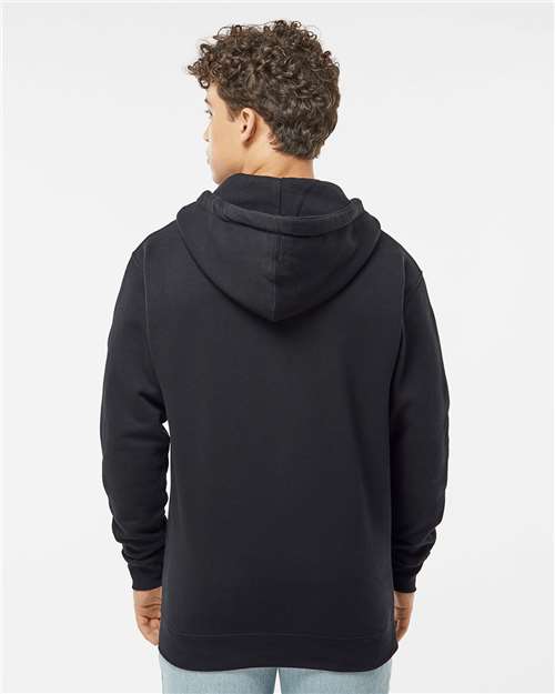 Independent Trading Co. Unisex Heavyweight Full-Zip Hooded Sweatshirt - IND4000Z Black
