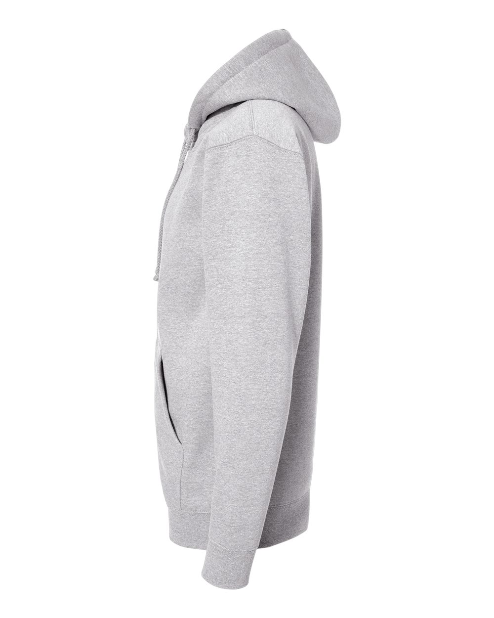 Independent Trading Co. Unisex Heavyweight Full-Zip Hooded Sweatshirt - IND4000Z Grey Heather